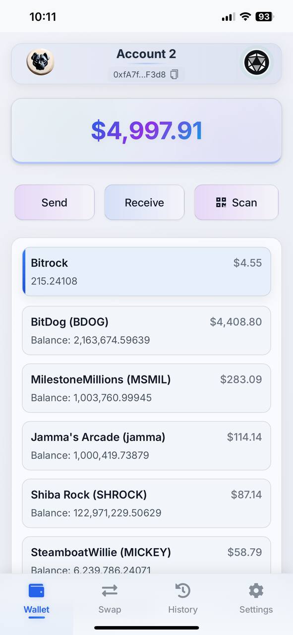 BitDog Wallet Screenshot